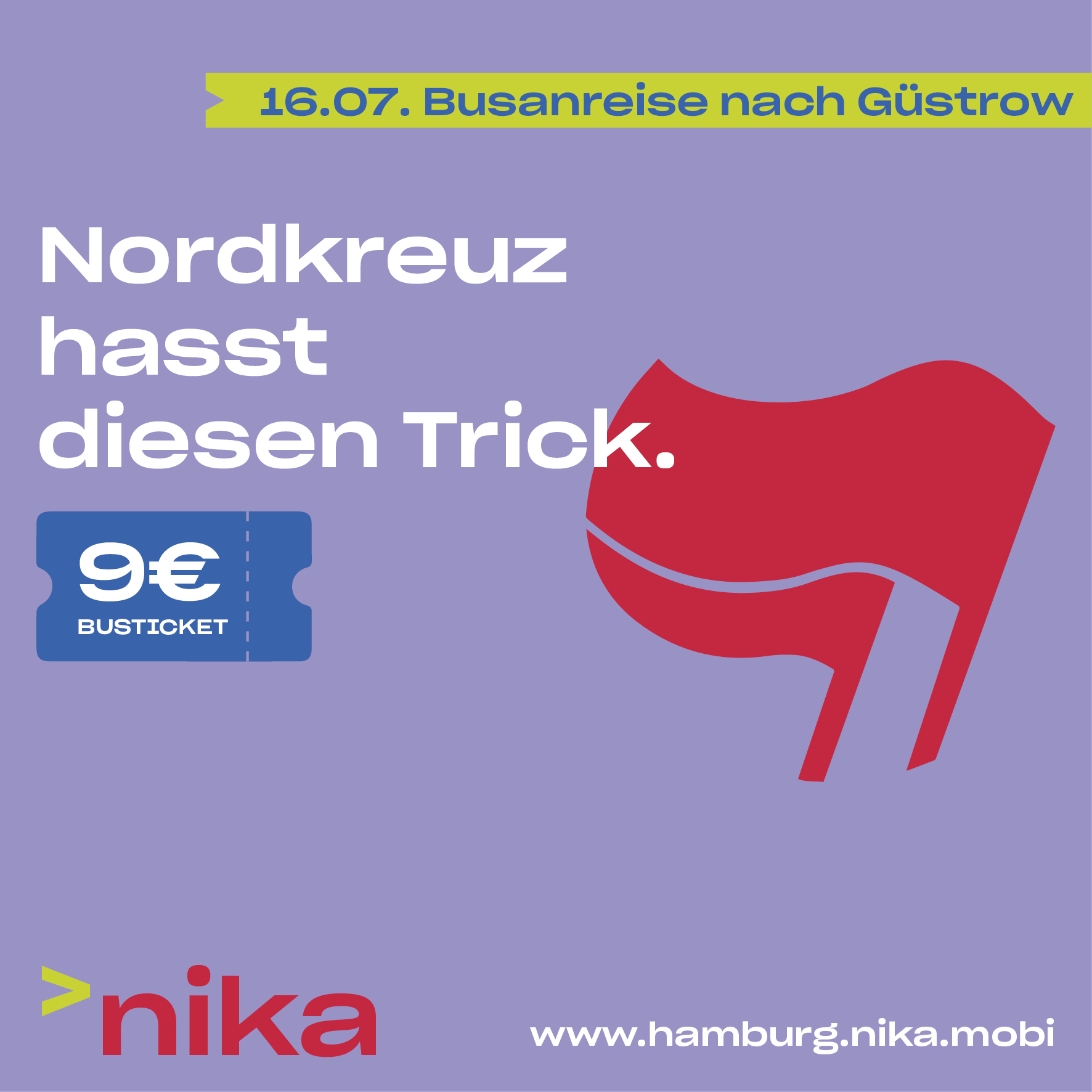16.07. Nordkreuz hasst diesen Trick: Busanreise von Hamburg nach Güstrow
